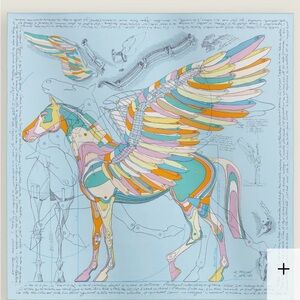 Brand new Hermes scarf 140 silk le Pegase d’ Hermes